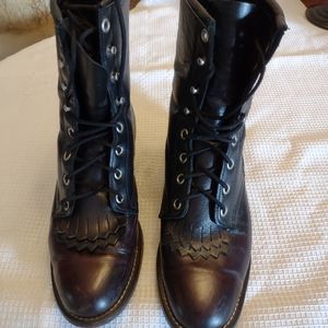 Laredo Leather Red & Black boots